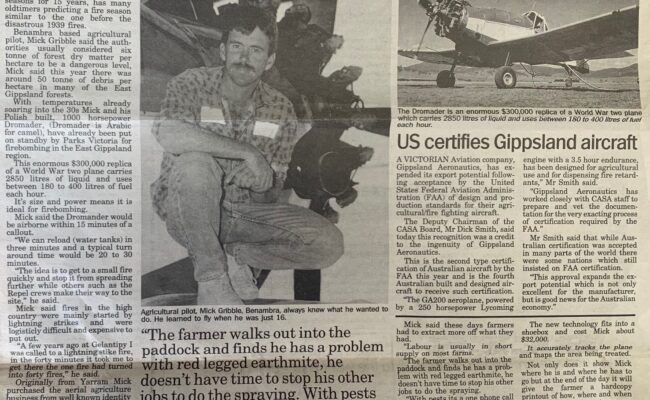 1997 Newspaper article